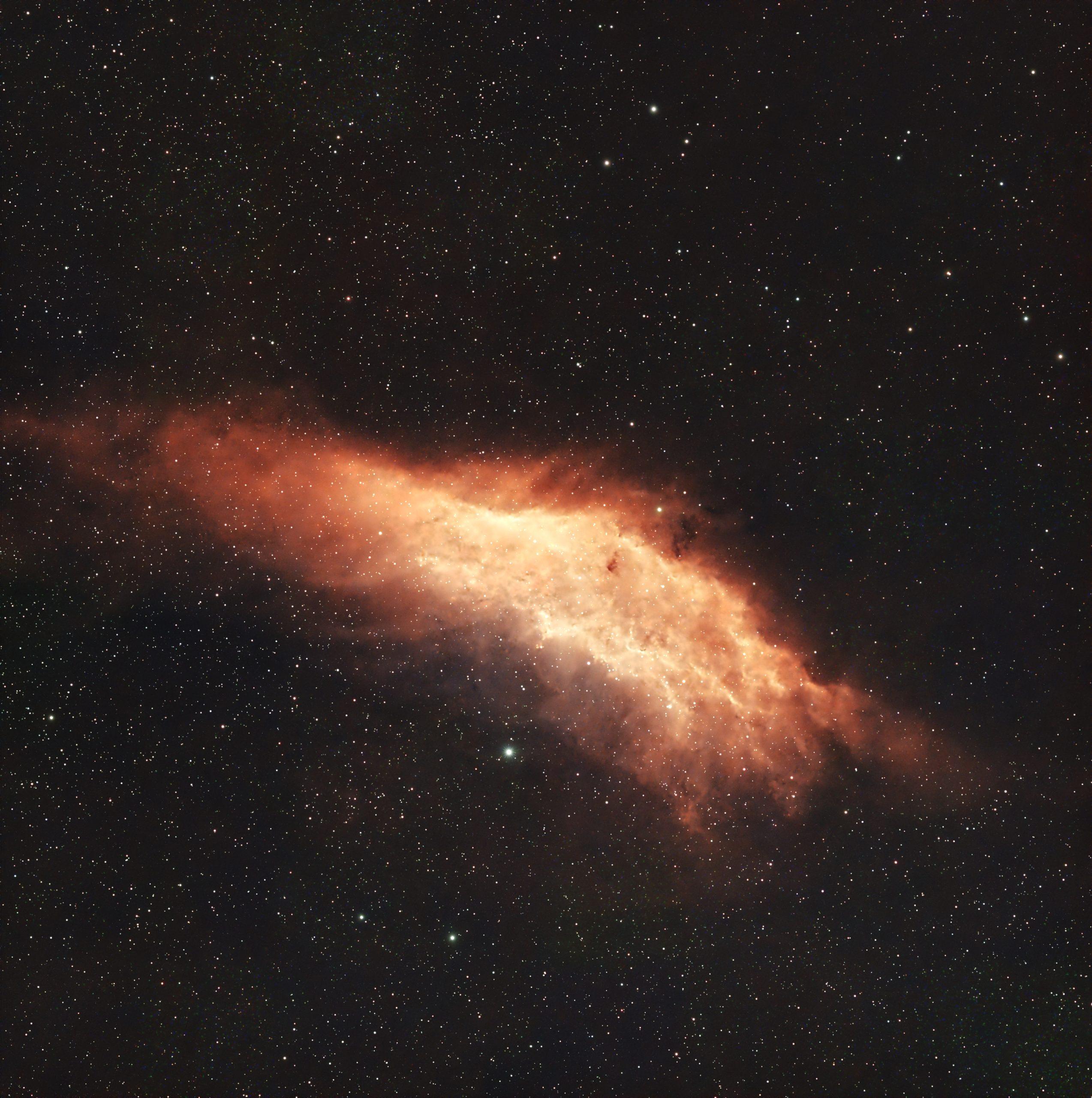 California Nebula, photographed by Hari Krishna Malladi.