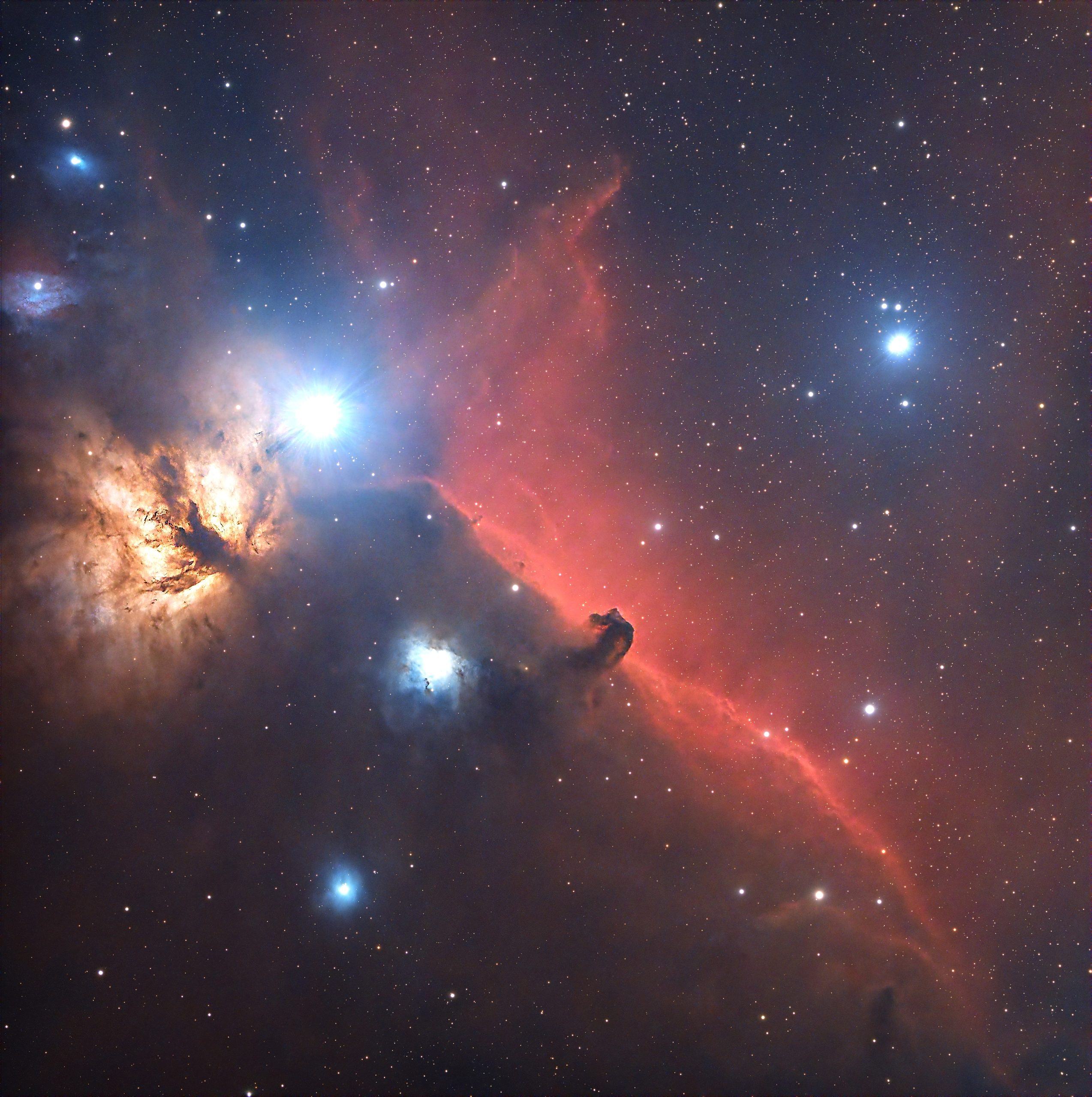 Horsehead and Flame, photographed by Hari Krishna Malladi.